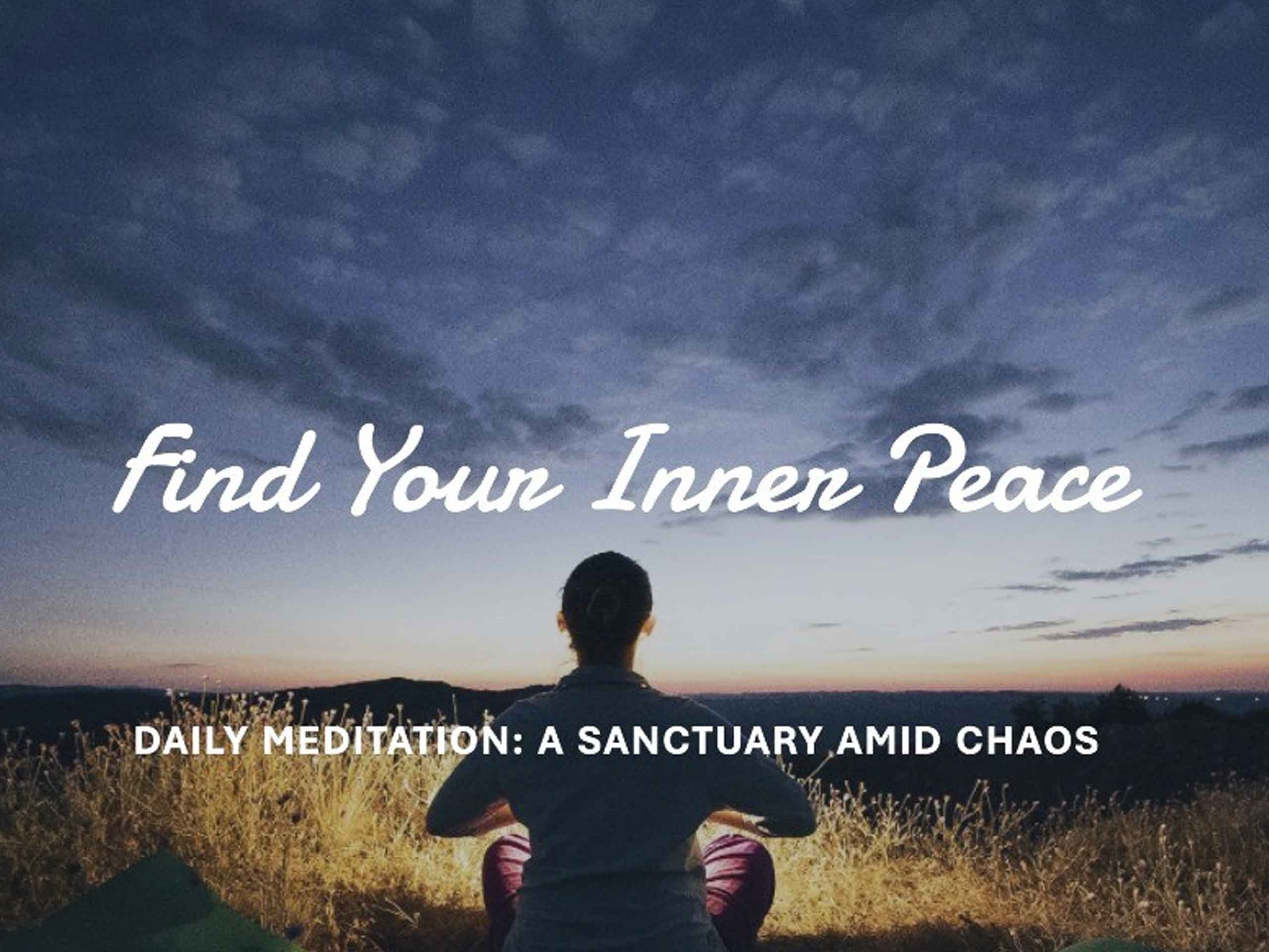 Daily Meditation: A Sanctuary Amid Chaos