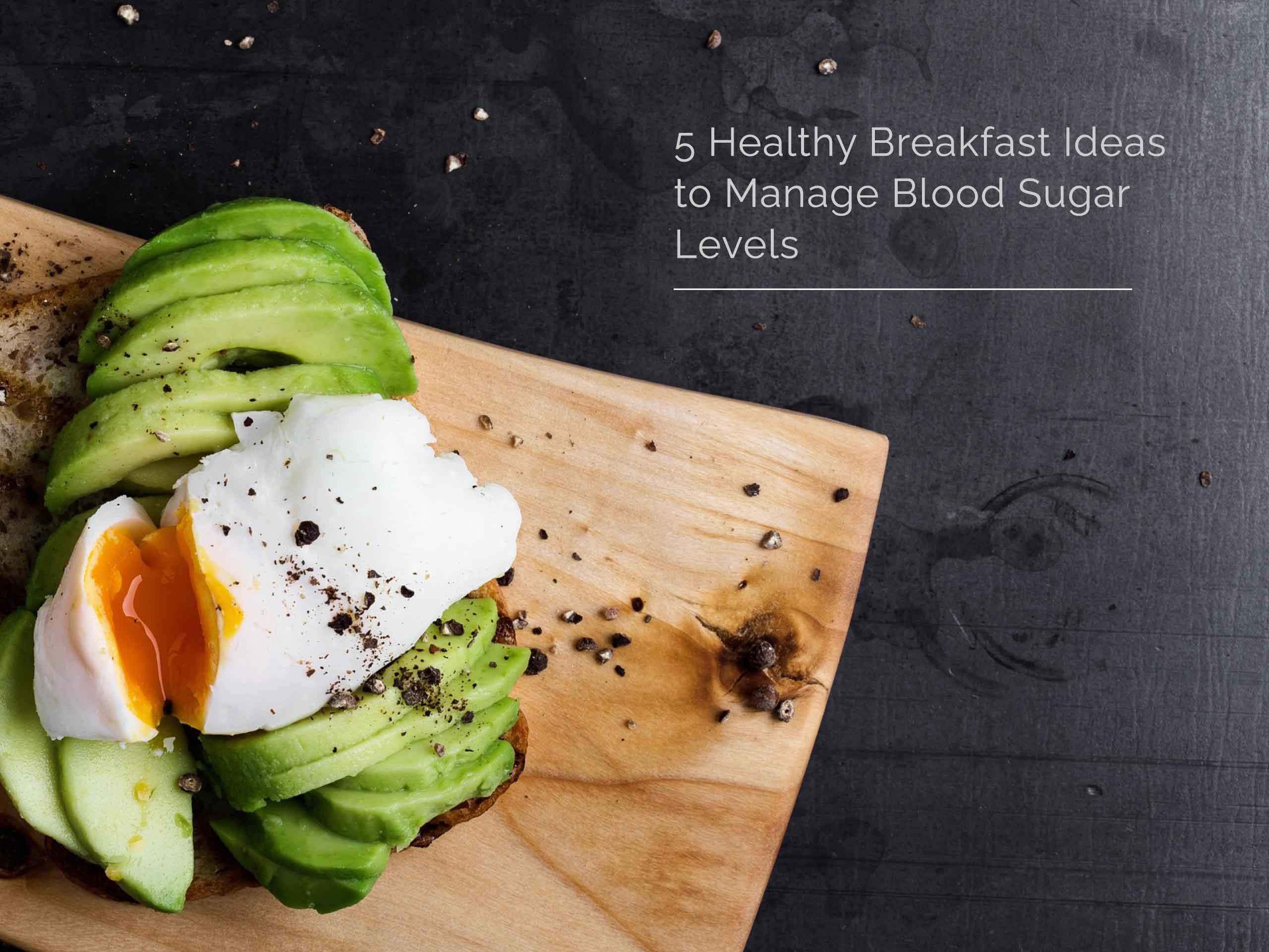 balanced and healthy breakfast