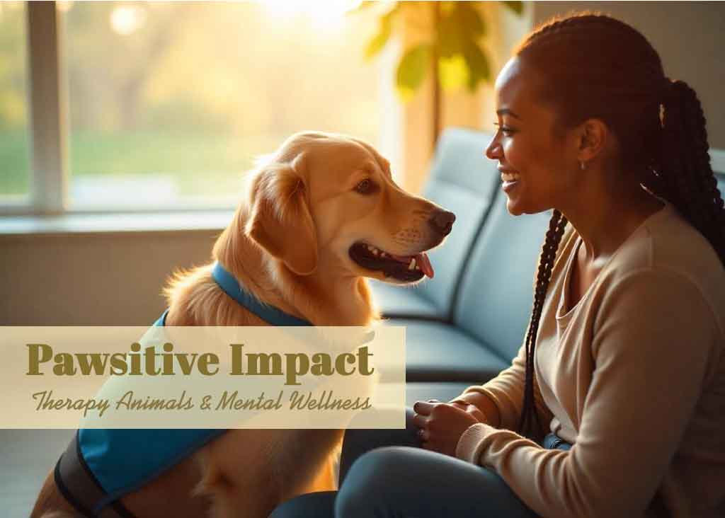 Pawsitive Impact: Therapy Animals & Mental Wellness