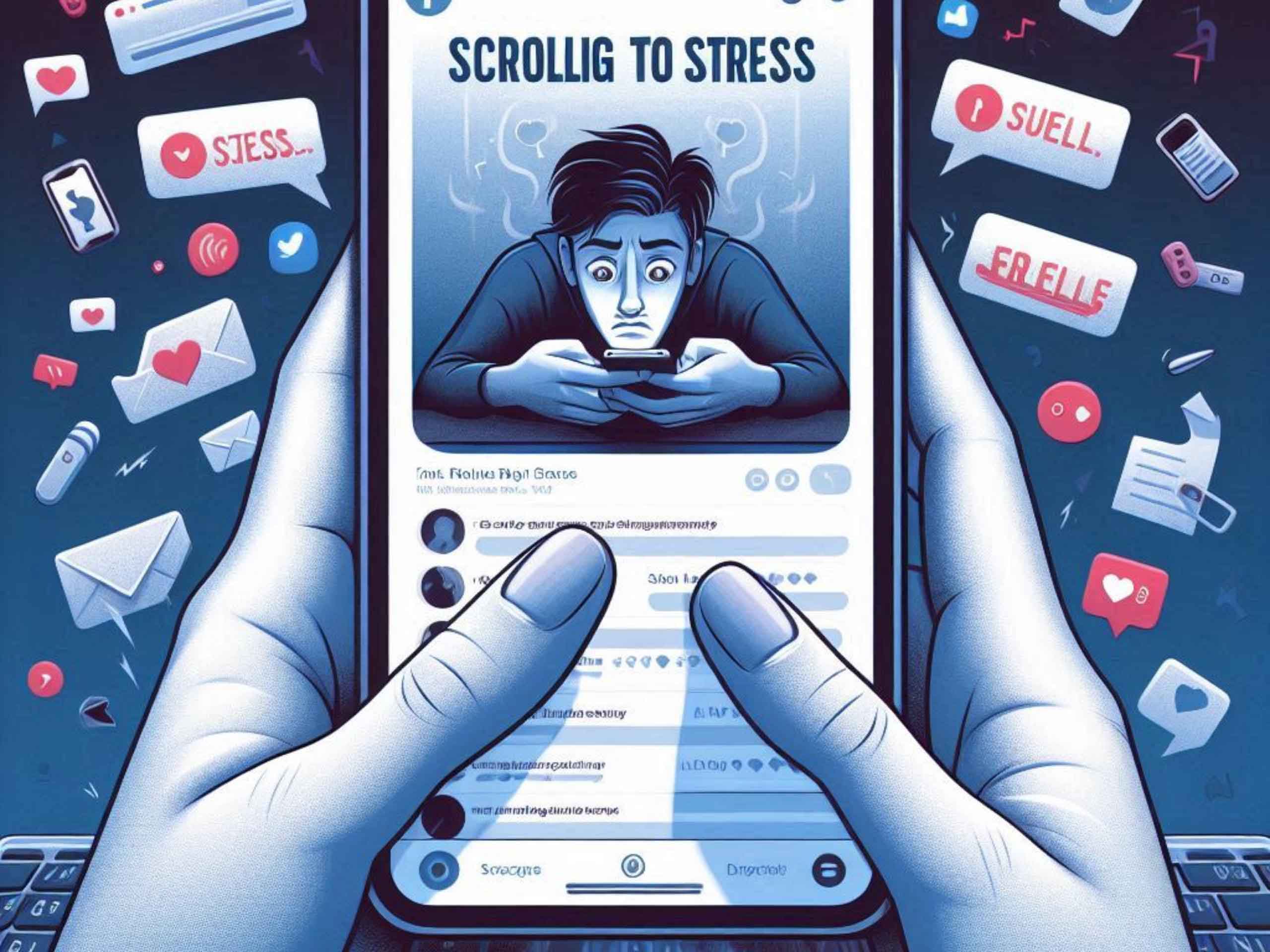 Scrolling to Stress: The Mental Health Toll of Social Media