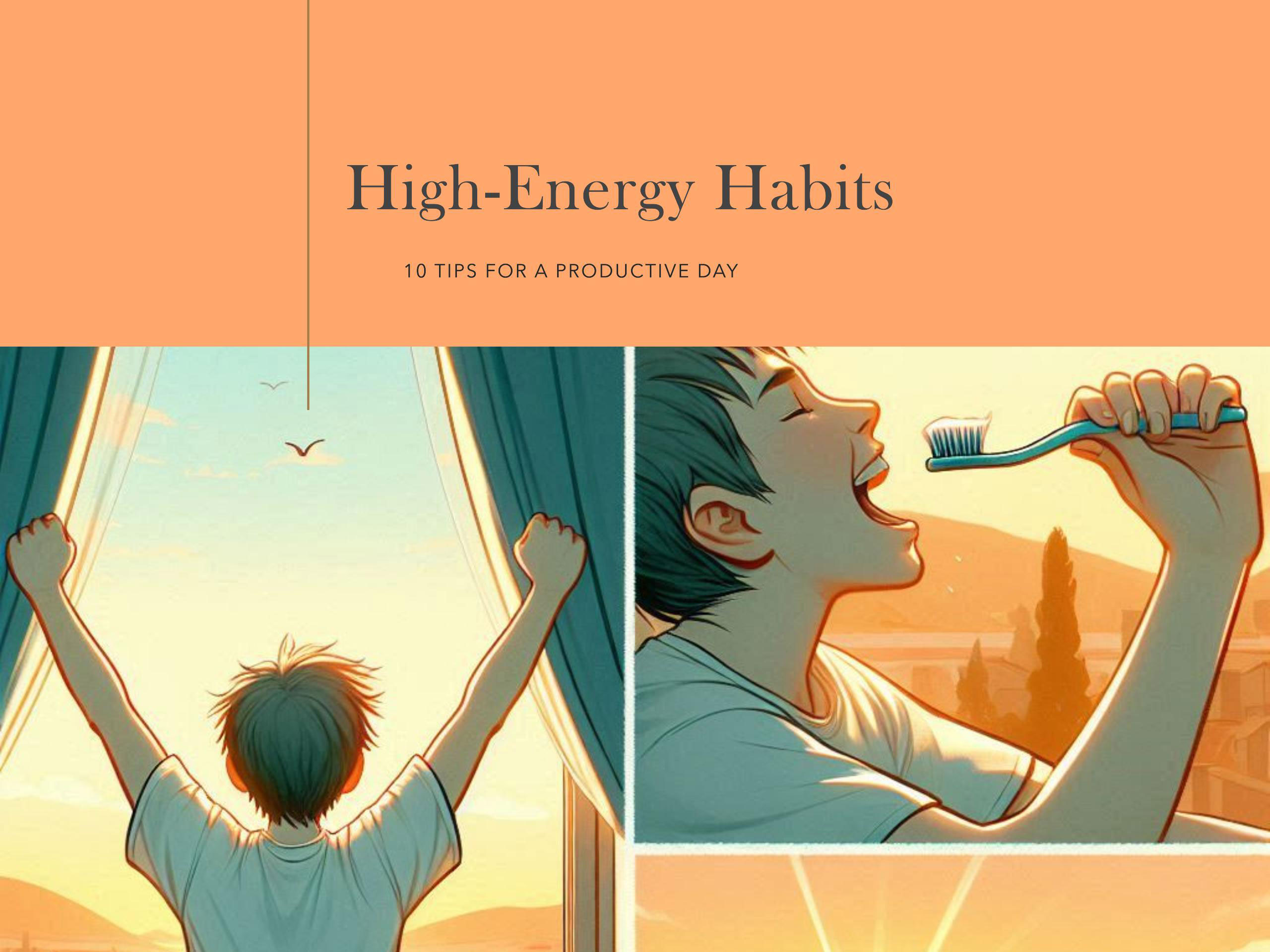 Start Strong: 10 Habits for a High-Energy Day