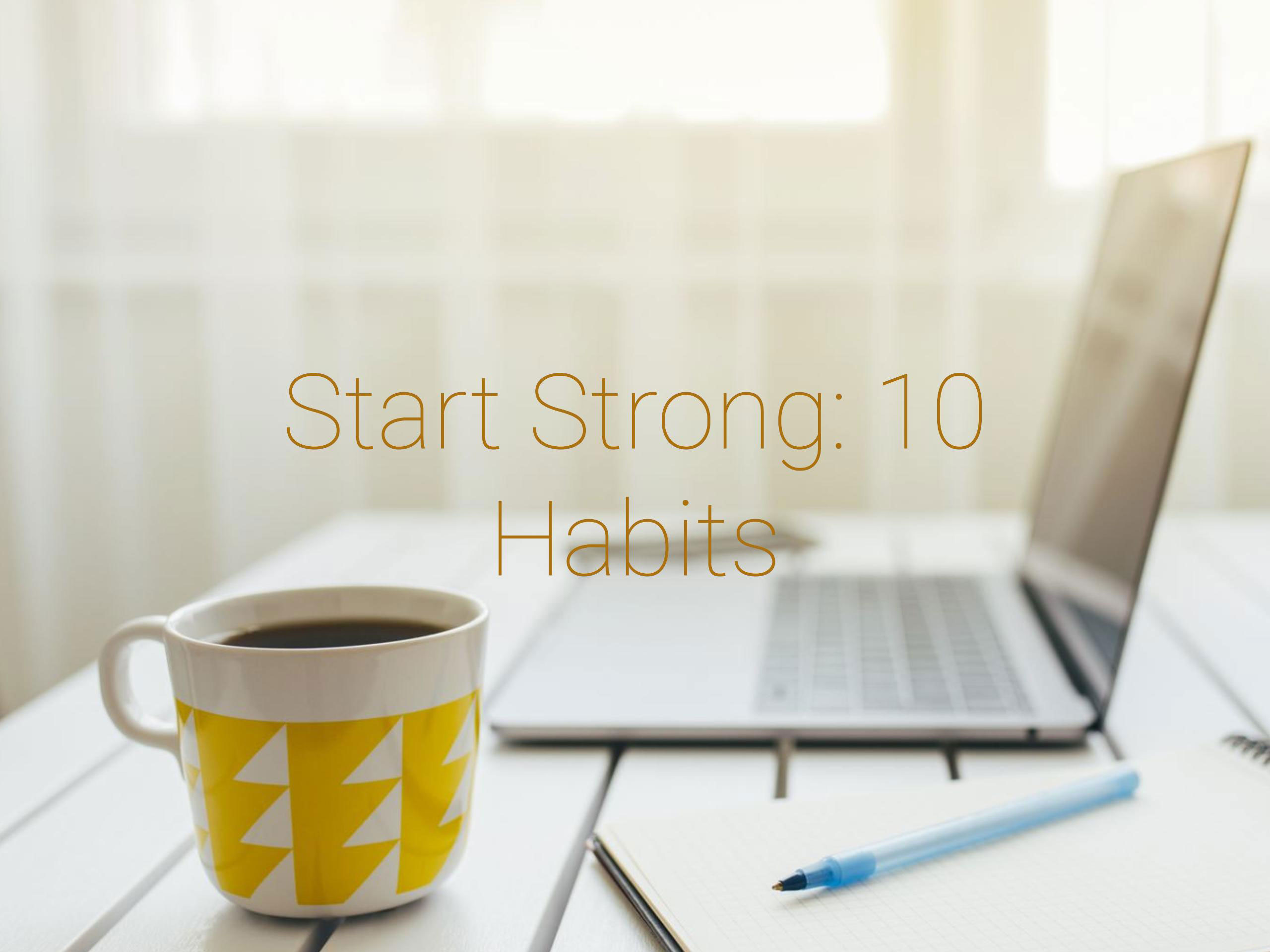 10 Habits for a High-Energy Day